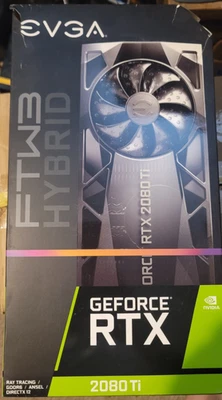 EVGA NVIDIA GeForce RTX 2080 Ti FTW3 Hybrid 11GB (11G-P4-2484-KR) - Image 1 of 4
