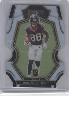 2022 Panini Select #141 John Metchie III Silver Prizm Die Cut B17R3C33 - Image 1 of 2