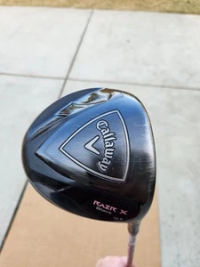 Callaway Razr X Black 9.5* Driver RH Fujikura Motore F8 60g Stiff Graphite (K17) - Picture 1 of 8