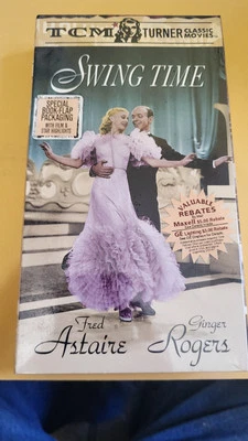 Swing Time VHS NEW SEALED  Fred Astaire & Ginger Rogers TCM TURNER CLASSIC MOVIE - Image 1 of 2