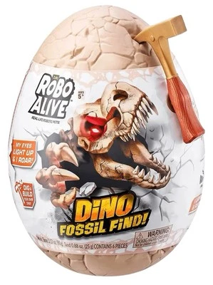 ZURU ROBO ALIVE DINOSAURIO FÓSIL ENCONTRAR Sorpresa Robótico Dinosaurio Huevo Juguete NUEVO, SELLADO Foto 1 de 2