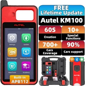 Herramienta de programación genuina Autel MaxiIM KM100 OBD aprendizaje incorporado APB112 - Imagen 1 de 7