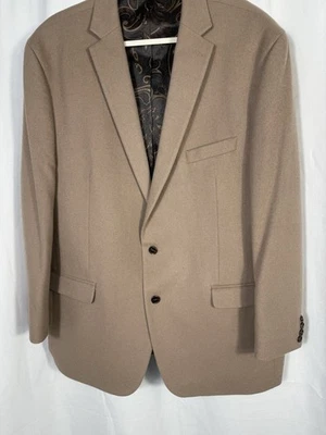 Chaqueta Blazer Ralph Lauren Camel Seda Lana Cachemira Abrigo Deportivo Para Hombre 50 l Foto 1 de 4