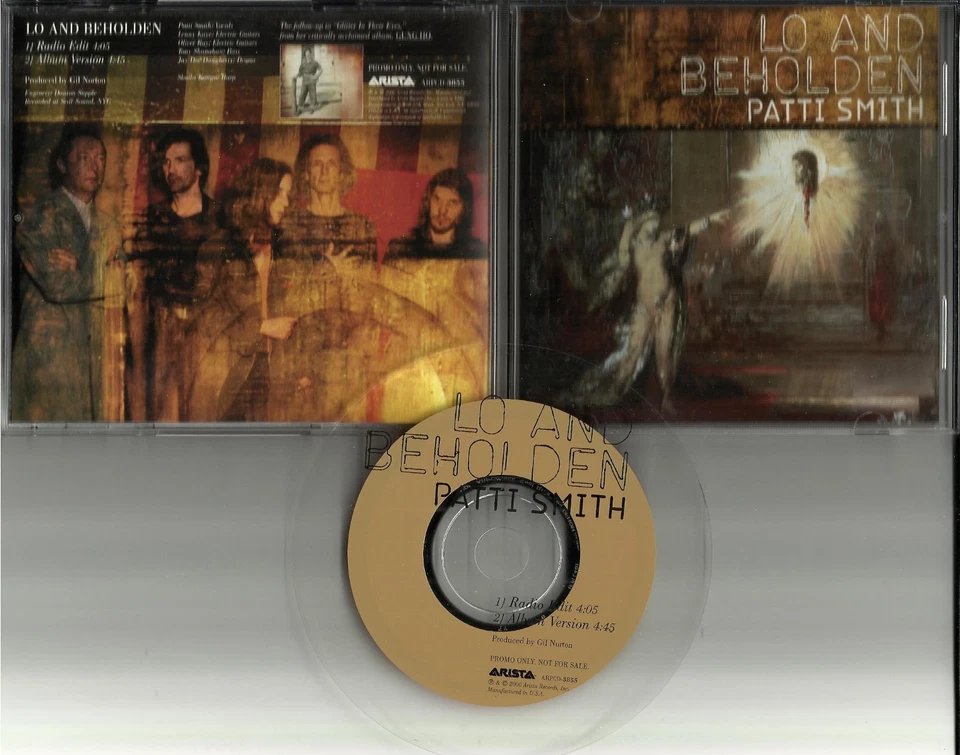 PATTI SMITH Lo and Beholden w/ RARE EDIT 3INCH IMAGE PROMO CD Single  Cool Disc Foto 1 de 1