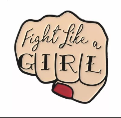 Womens Fashion Jewelry Brooche Lapel Pin for Stong Girl 76-4 - Image 1 of 4