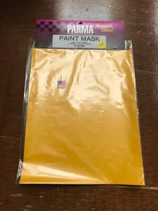 #10799 PARMA Uncut Vinyl Paint Mask Sheet (8.5" x 11") RC Slot Car Truck Body - Picture 1 of 1