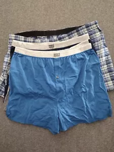 Paquete de 3 boxers multicolores Fruit of the Loom para hombre + boxer a cuadros sin marca 3XL - Imagen 1 de 8