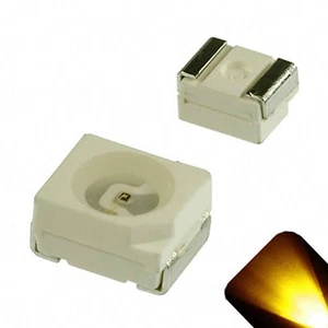 250 x LED PLCC2 1210 3528 Oro Amarillo SMD LEDs Super Ultra Brillante Calibre PLCC-2 - Imagen 1 de 3