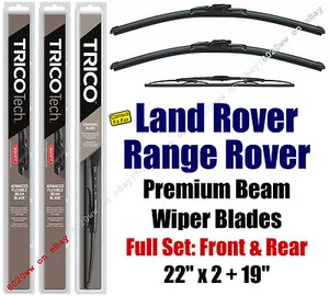 Limpiador 3 piezas delanteras traseras - ajuste 1995-2001 Land Rover Range Rover 19220x2/30190 - Imagen 1 de 1