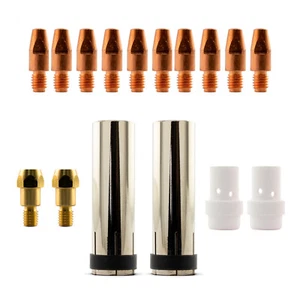 MIG MB36 Starter Kit 16 Piece KIT - 1.0mm - Binzel Style - Picture 1 of 5