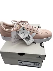 Adidas Damen VL Court 2.0 Schuhe Pink Größe 7,5 Skate Freizeit Turnschuhe Neu - Bild 1 von 16
