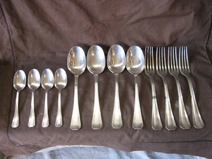 Superbe lot de 12 couverts argenterie Christofle vers 1930 art déco - Imagen 1 de 10