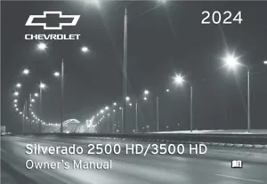2024 Chevrolet Silverado 2500 3500 HD Truck Owners Manual User Guide - Picture 1 of 1