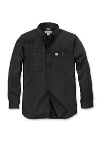 Carhartt Men´s Hemd lang Rugged Proof Longsleeve Work Shirt Long XL schwarz