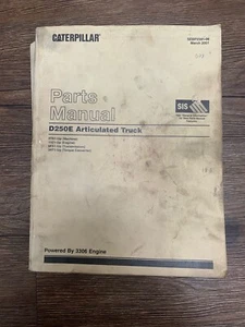 CATERPILLAR D250E ARTICULATED TRUCK COMPLETE PARTS BOOK  - Picture 1 of 2