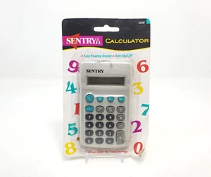 Vintage Sentry Easy Reading Calculator Pocket Handheld CA338 BRAND NEW & SEALED - Picture 1 of 2