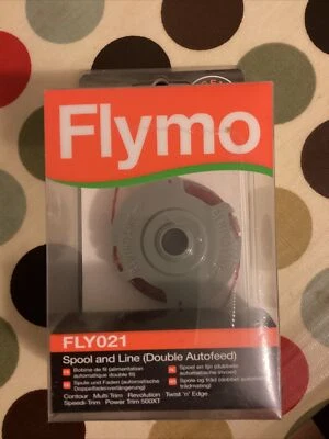 Flymo FLY021 Genuine Spool and Line for Double Autofeed Grass Trimmers Pack of 1 - Image 1 of 3