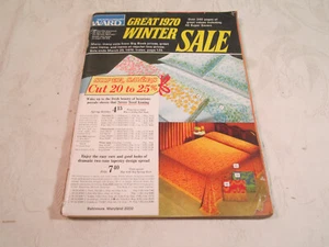 Vintage 1970 Montgomery Ward Winter Sale Catalog - Department Store - Foto 1 di 9