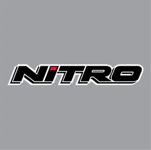 700-243 Nitro Lettering Carpet Graphic Decal Sticker for Fishing Bass Boats - Picture 1 of 1