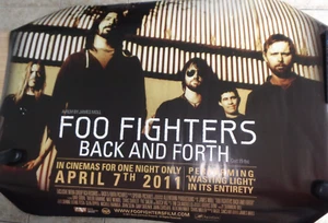 2011 Foo Fighters Back And Forth Film Advertising Picture Poster 77cm x 101cm - Picture 1 of 7