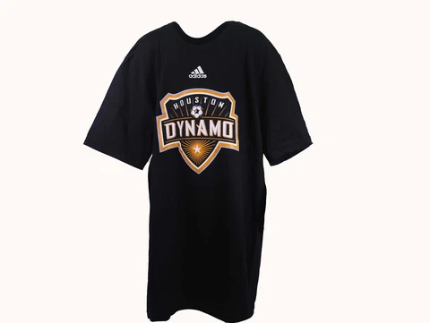 Houston Dynamo Official MLS Adidas Apparel Kids Youth Size T-Shirt New with Tags Cover