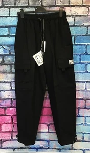 Pantaloni cargo Pro Club in pile pesante da uomo taglia US SMALL - Foto 1 di 6