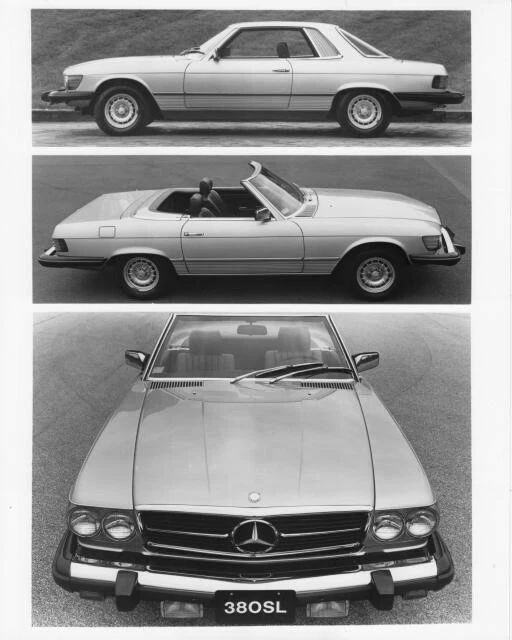 1981 Mercedes-Benz 380SLC and 380SL Press Photo and Release 0028 - Image 1 of 2