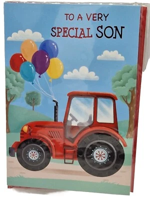 TARJETA DE CUMPLEAÑOS HIJO.  Foto 1 de 3