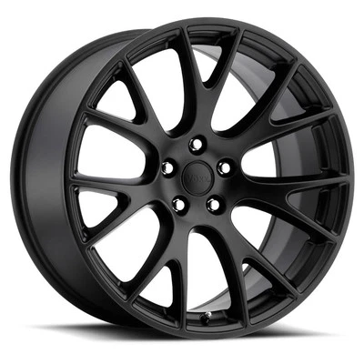 D-65295 Hellcat 20x9 5-115 et20 CB71.6 Negro Mate (tamaño tapa nuevo) Foto 1 de 2