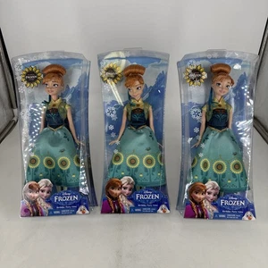 Lot Of 3 Disney Frozen Birthday Party Anna Dolls - Picture 1 of 6