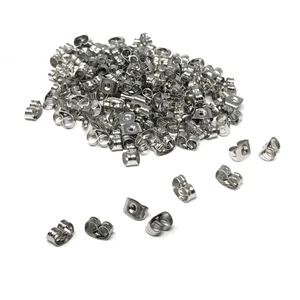 Acciaio Inox Farfalla Scorrere Retro Orecchino – Confezione Of 144 Beadsmith - Picture 1 of 5