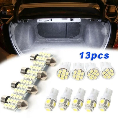 Useful Portable LED Lights 13pcs 5-T10 5SMD LED Ceiling Domes Interior - Image 1 of 4