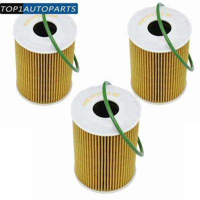 3 Pieces Engine Oil Filter For Porsche 911 2009-2019 Cayenne Macan Panamera US - Image 1 of 4