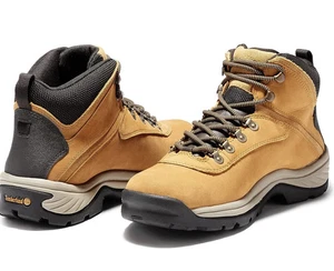 TIMBERLAND Men's White Ledge Mid Waterproof Leather Hiking Boots Sz 10 WHEAT - Picture 1 of 13
