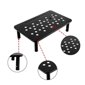Suptek Ordinateur PC Moniteur Support Riser Métal pour Ordinateur Portable Imprimante Noir Neuf Scellé - Photo 1/16