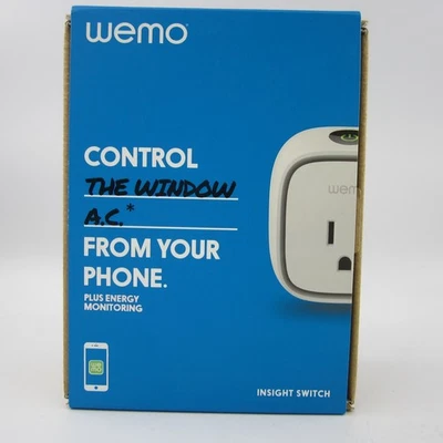 New Belkin Wemo Smart Power Plug  Insight Switch Wi-Fi Home Remote Sealed - Image 1 of 4