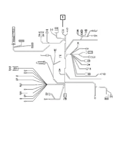 Genuine Mopar Body Wiring 5142435AA - Picture 1 of 1