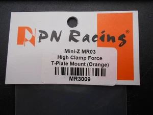 PN Racing Part No MR3009 high clamp force T plate Mt Mini Z Atomic GL Racing - Picture 1 of 2
