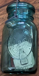 Vintage Bicentennial Ball Ideal Quart Glas 1776-1976. Unbenutzt Top Zustand! - Bild 1 von 2