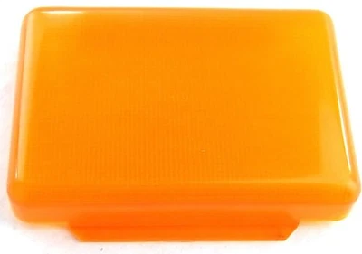 Dome Light Lens Rectangular for 379 Peterbilt Kenworth FL Amber UP#30822 Each - Image 1 of 4