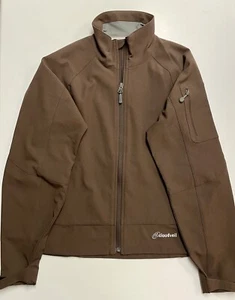 Cloudveil Jacket Womens Small Jackson Hole Wyoming Brown Soft Shell Coat - Picture 1 of 5