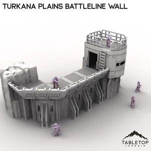 Pared Turkana Plains Battleline - terreno de mesa MCP - Imagen 1 de 10