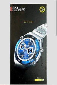 SK4 - 1.62 INCH FULL SCREEN SMART WATCH WITH DOUBLE STRAP. - Photo 1/3