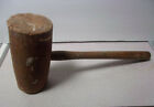Antique Vintage Wood Wooden Mallet Hammer / Deco / Free Shipping! / For Display