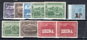Australia - Tasmania 1899-1911 selection between SG 231 and 254a MLH - Picture 1 of 1