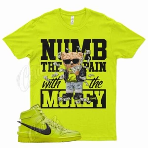 Camisa amarilla NUMB para tenis Ambush N Dunk verde atómico cal neón voltios - Imagen 1 de 3