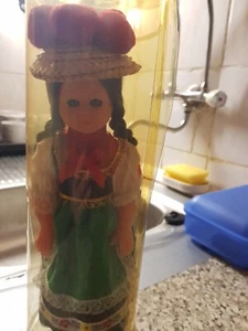 Schwarzwälder Puppe mit Tracht, Trachtenpuppe Schwarzwald, alt - Bild 1 von 5
