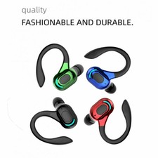 Wireless Bluetooth 5.1 Earpiece Headset Trucker Driving Noise Cancelling Earbuds