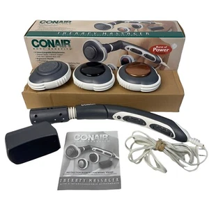 Therapy Massager by Conair with 4 Interchangeable Attachments in Box Model WM30N - Picture 1 of 8