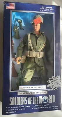 NUEVOS SOLDADOS DEL MUNDO SEGUNDA GUERRA MUNDIAL 1941-1945 PARACAÍDAS INF. REGT. FIGURA! B87 Foto 1 de 2